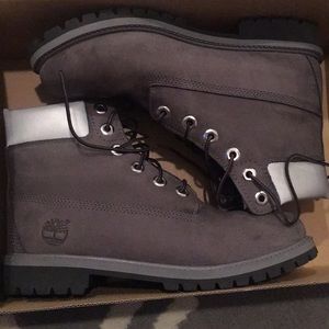 grey timberland boots kids